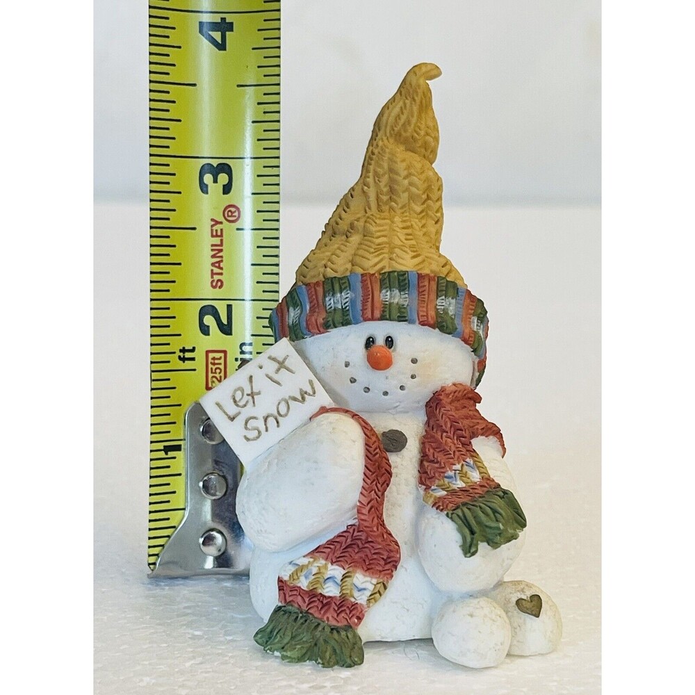 Sarah’s Attic Snowonders 6400 January Capper Snowman Dated 1998 Marked Numbered - Picture 8 of 8